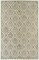 Tiwari Home 1.5' x 1.5' Beige and Brown Hand Tufted Square Area Throw Rug